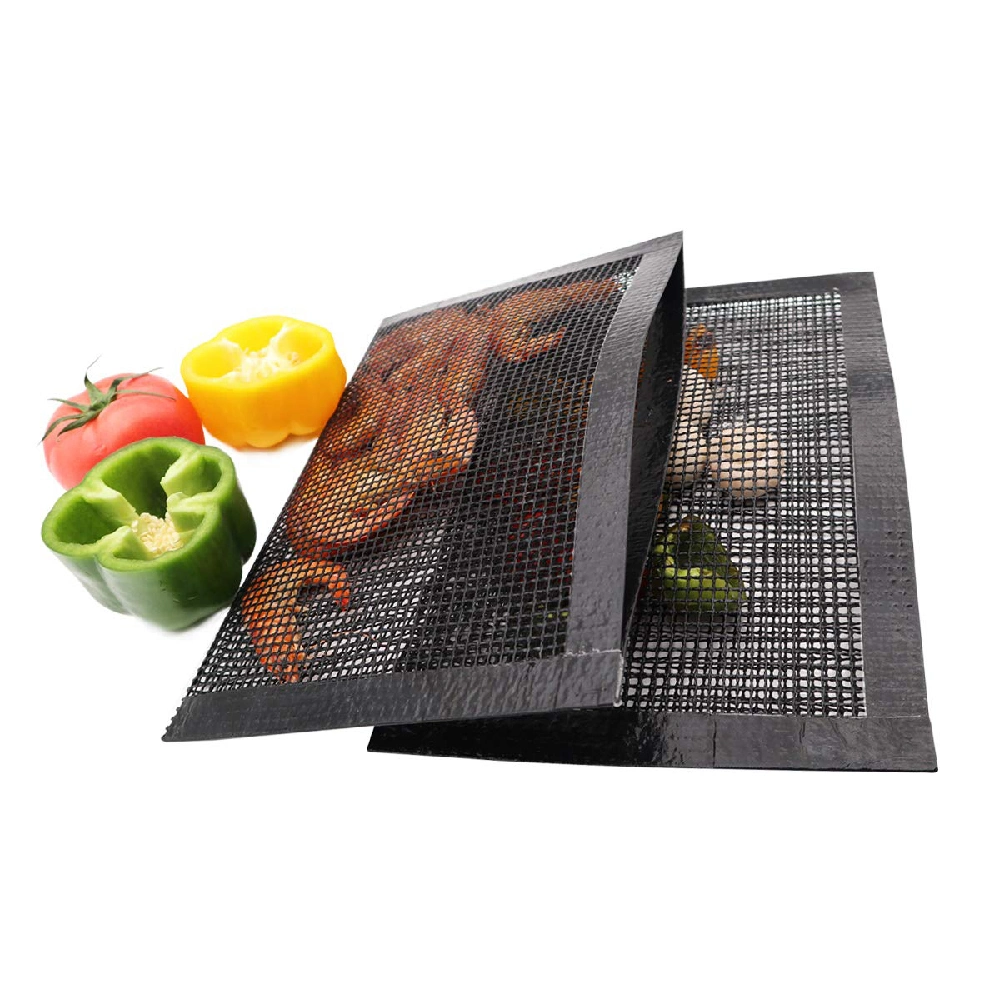 Non-Stick Black Easy Cleaning BBQ Grill Mesh Bag