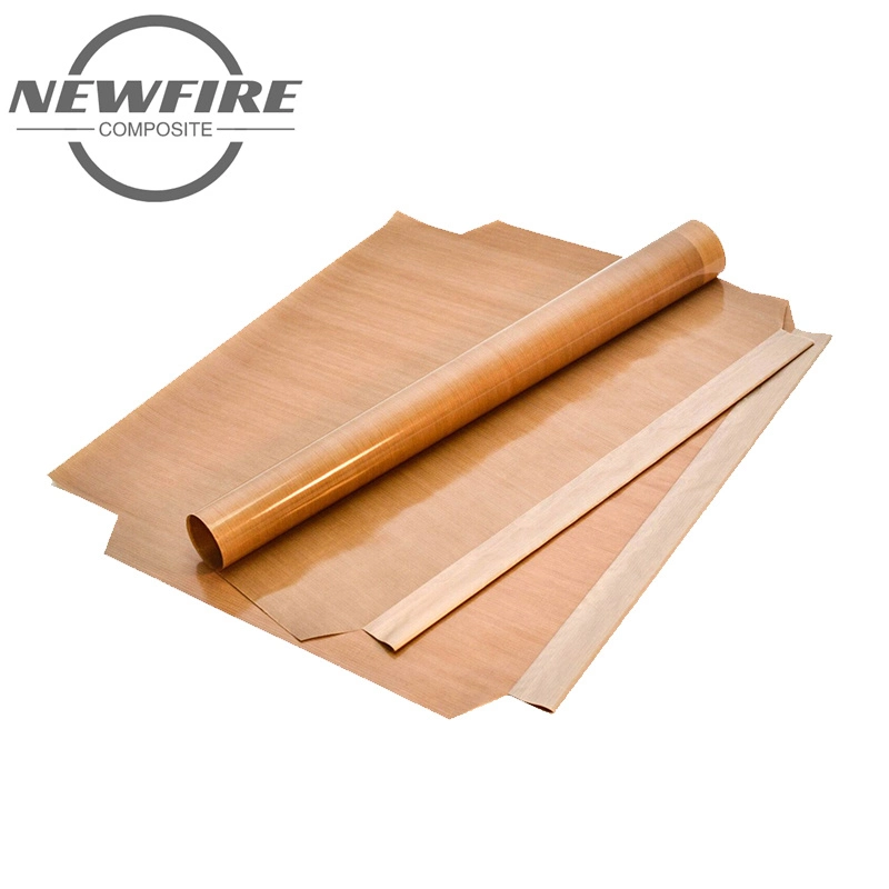 Manufacturer High Quality Non Stick Coated PTFE Fiberglass Fabric for Embossed Leather Laminated Machine Good Price PTFE Coated Fiberglass Products