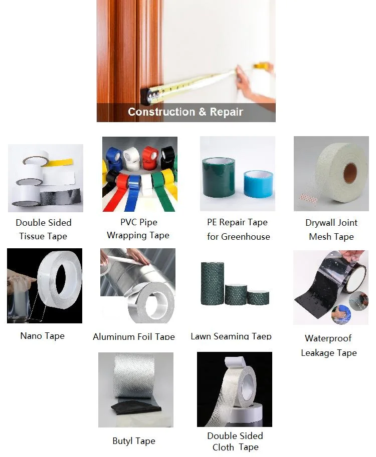 Electrical Adhesive Tape/Gaffer Cloth Duct Tape/PE Repair Tape/Tissue Double Sided/PTFE Adhesive Tape/Stationery Tape Dispenser/Copper Foil Tape