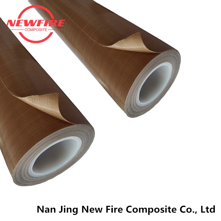 Adhesive Tape Heat Resistant PTFE Chemical Fireproof Fiberglass Fabric Silicone Rubberized Tape