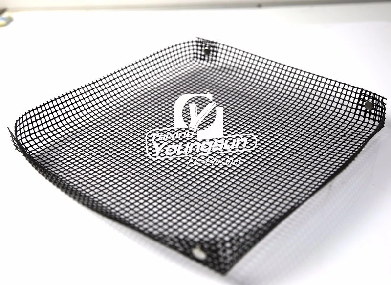 Customized Size Non-Stick High Temperature Resist PTFE Coated BBQ Mesh Tray Crispy Oven Tray