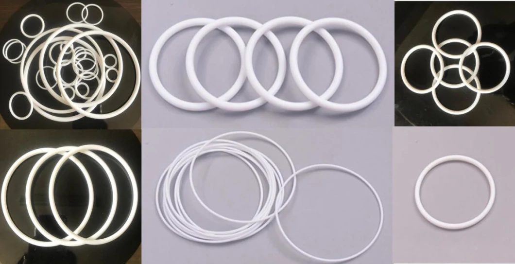 Factory White Color PTFE Coating FKM Silicone Orings