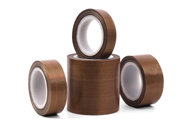 PTFE Tape Adhesive Heat Resistant Fiberglass Fabric Custom Glass Fibre Coated Gummed Tape