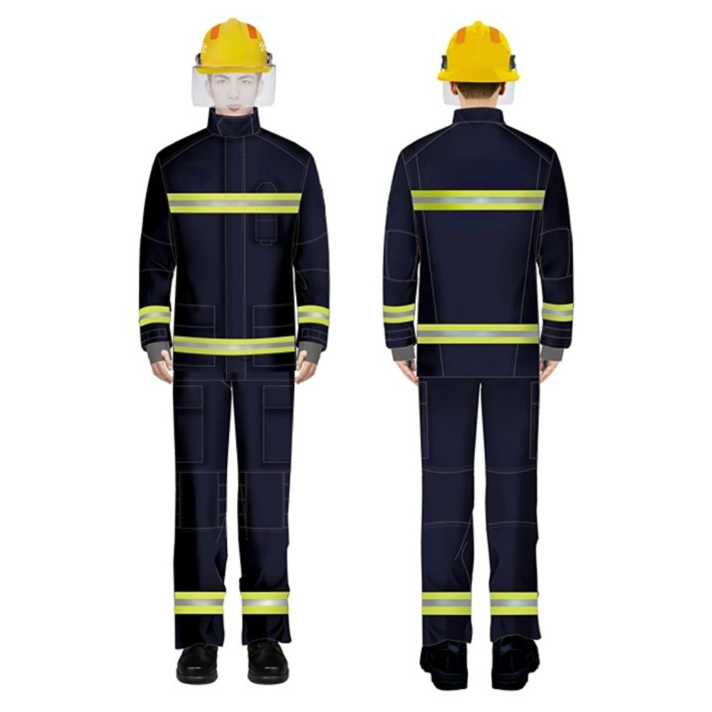 Fireman Jacket Suit Aramid Firefighter Clothes Firefighting Reflective Safety Clothing