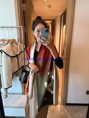 Wholesale Branded Scarf Silk Scarf Replica Designer Brand CH&amacr; Nel&prime;&prime;s Versatile Shawls Scarves of Designer Scarfs