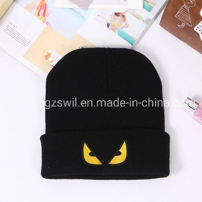 Fashion Promotion Exhibition Decoration Polyester Fabric Knitted Hats Beanie