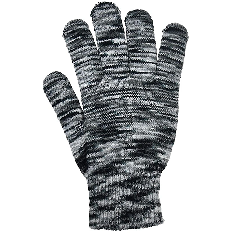 Warm Elastic Magic Knitted Wool Yarn Customized Acrylic Gloves