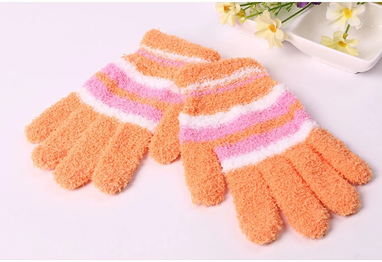 Soft Cozy Fuzzy Fluffy Winter Magic Gloves Knit with Softee Yarn Cheap