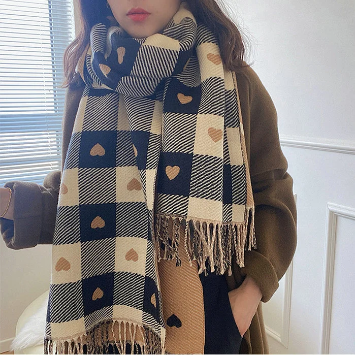 Hot Selling Custom Logo Designer Scarf for Women Winter Scarf 2024