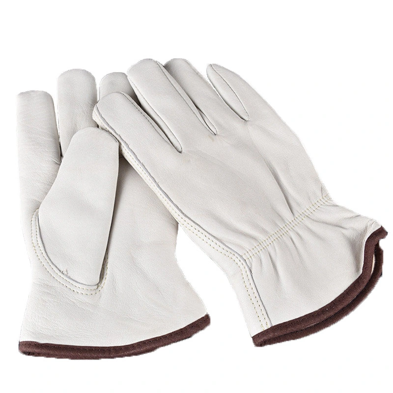 Lined Leather Gloves Mens Winter Leather Work Gloves