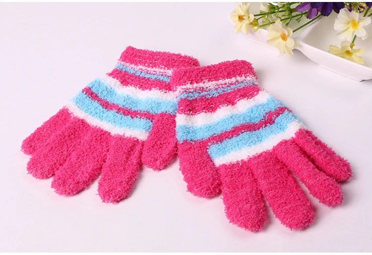 Soft Cozy Fuzzy Fluffy Winter Magic Gloves Knit with Softee Yarn Cheap