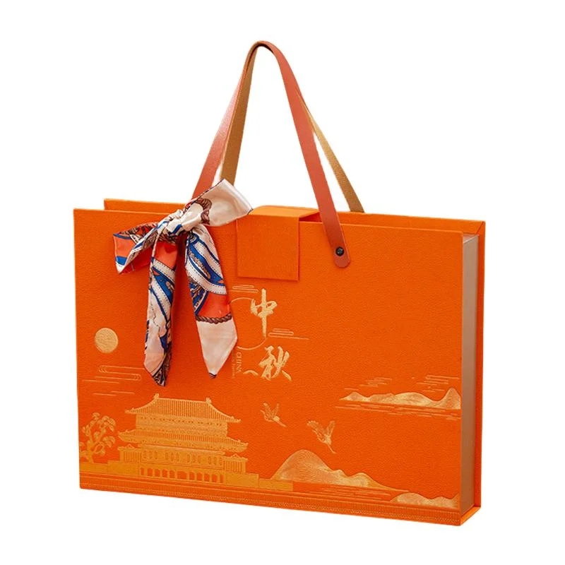 Luxury Handbag Gift Box Scarf Suitcase Moon Cake Box Customized High-End Packaging