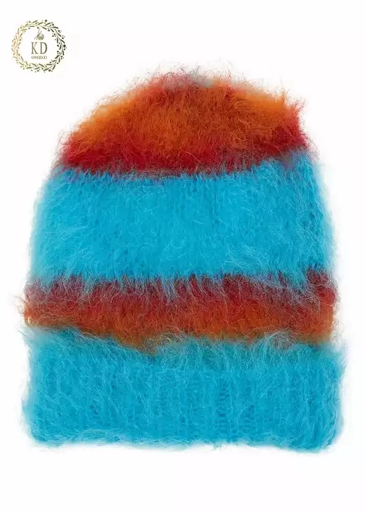 View Larger Imageadd to Comparesharekd Knitwear Manufacture Custom Jacquard Logo Knit Winter Color Block Stripe Fluffy Mohair Beanie