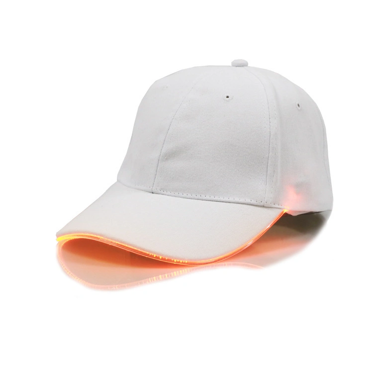 Stylish and Beautiful Atmosphere Outdoor Shade LED Fiber Optic Baseball Cap