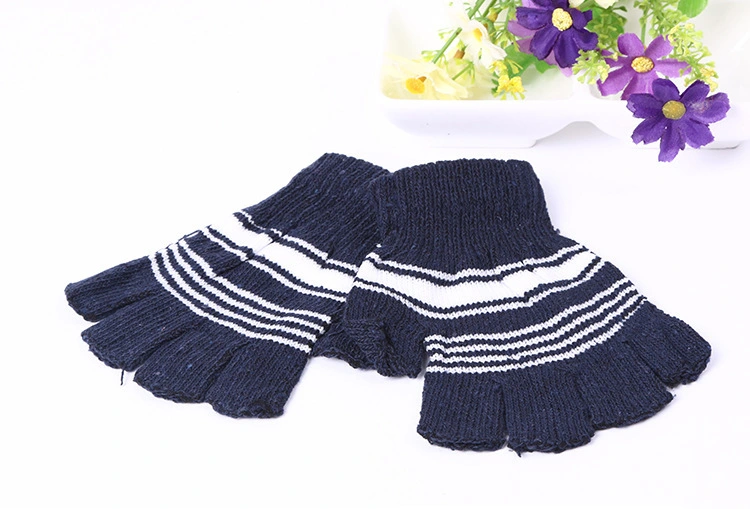 Cheap Discount Half Finger Fingerless Winter Knit Magic Gloves Promotional Low Price