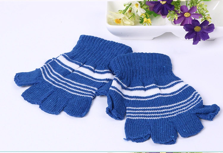 Cheap Discount Half Finger Fingerless Winter Knit Magic Gloves Promotional Low Price