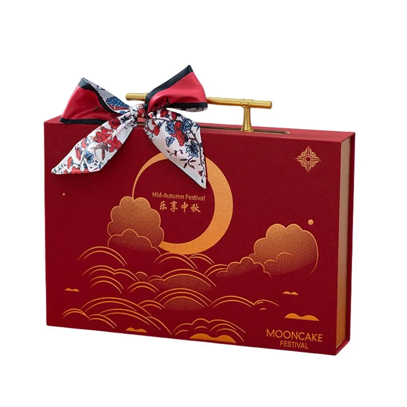 Luxury Handbag Gift Box Scarf Suitcase Moon Cake Box Customized High-End Packaging