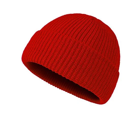 OEM Plain Knitted Beanie Cheap Wholesale Winter Outdoor Ski Black Classic Cuffed Beanie