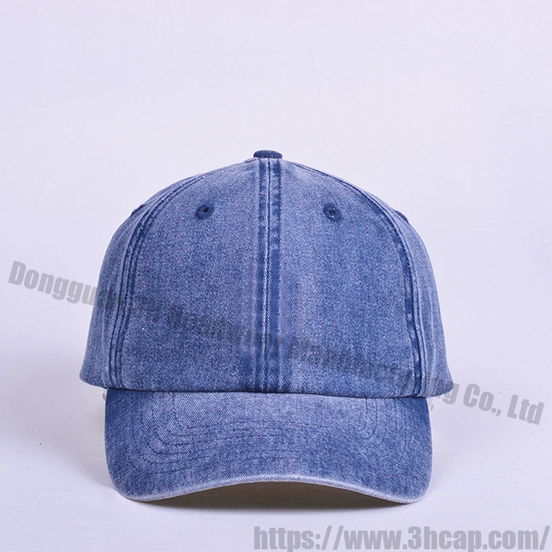 6 Panel Adjustable Plain Vintage Cotton Gorras Custom Blank Unstructured Washed Baseball Caps Dad Caps Hats