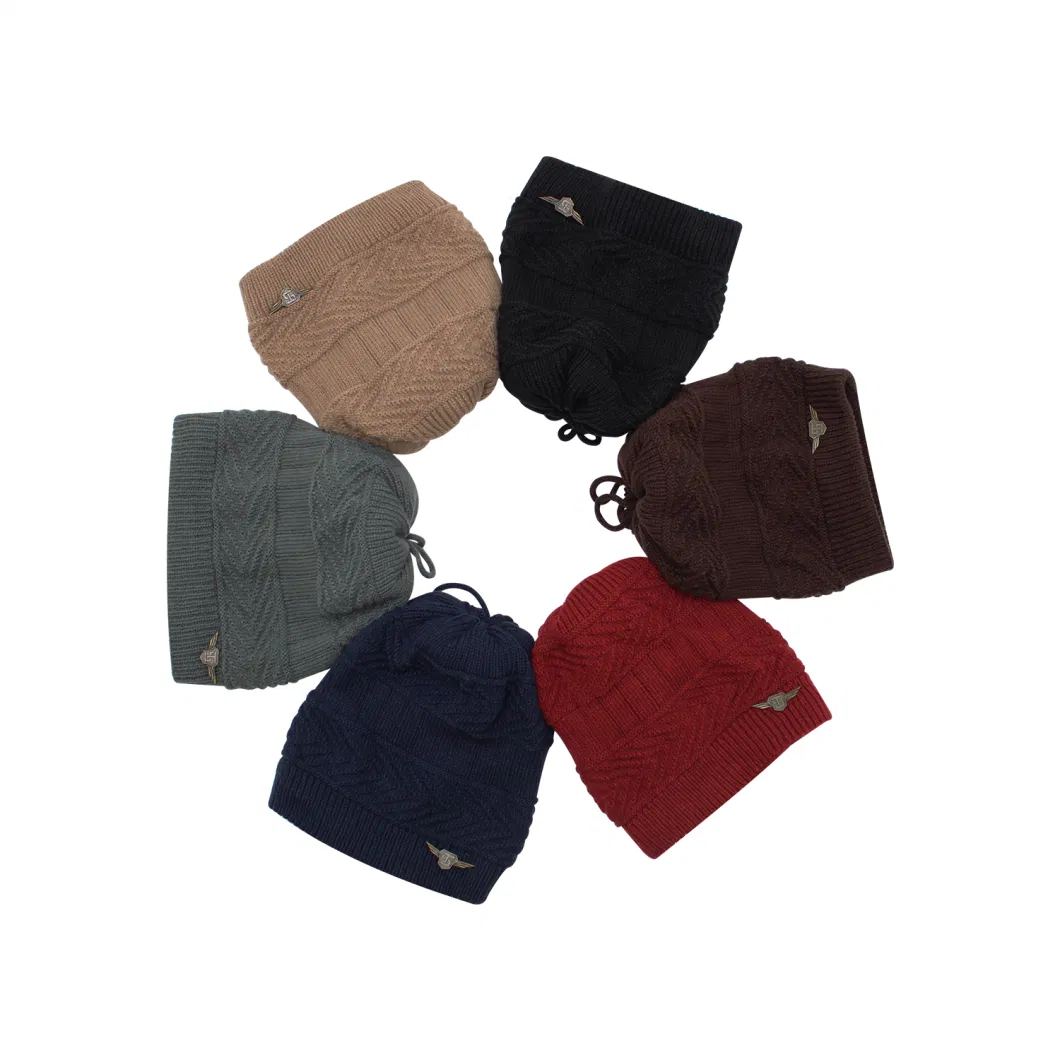 Fashion Collection Dual-Purpose Beanie Hat Change to Neck Mufflers Scarf