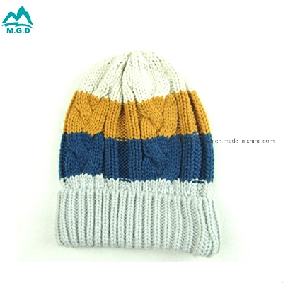 Cuffed Winter Warm Cap Knitting Cuff Beanie Hat