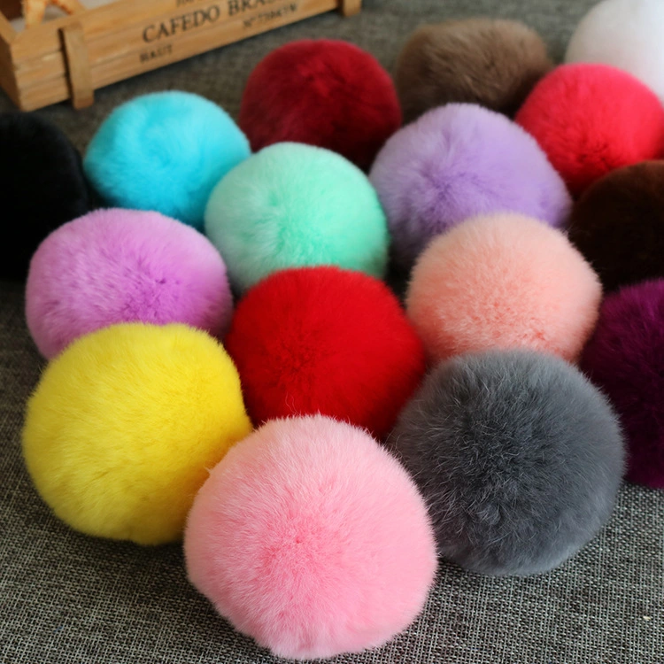 Real Rabbit Fur Pompoms for Craft Making and Hobby Supplies Crafts POM Poms