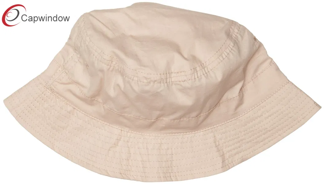 New Fashion Cotton Fisher Bucket Hat with Embroidery