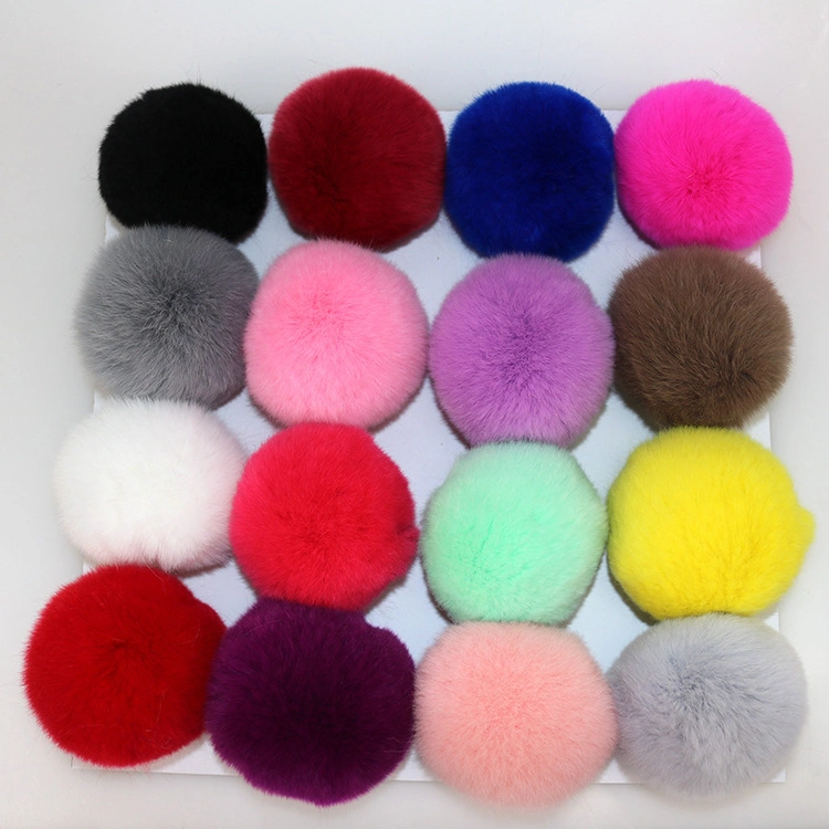 Real Rabbit Fur Pompoms for Craft Making and Hobby Supplies Crafts POM Poms