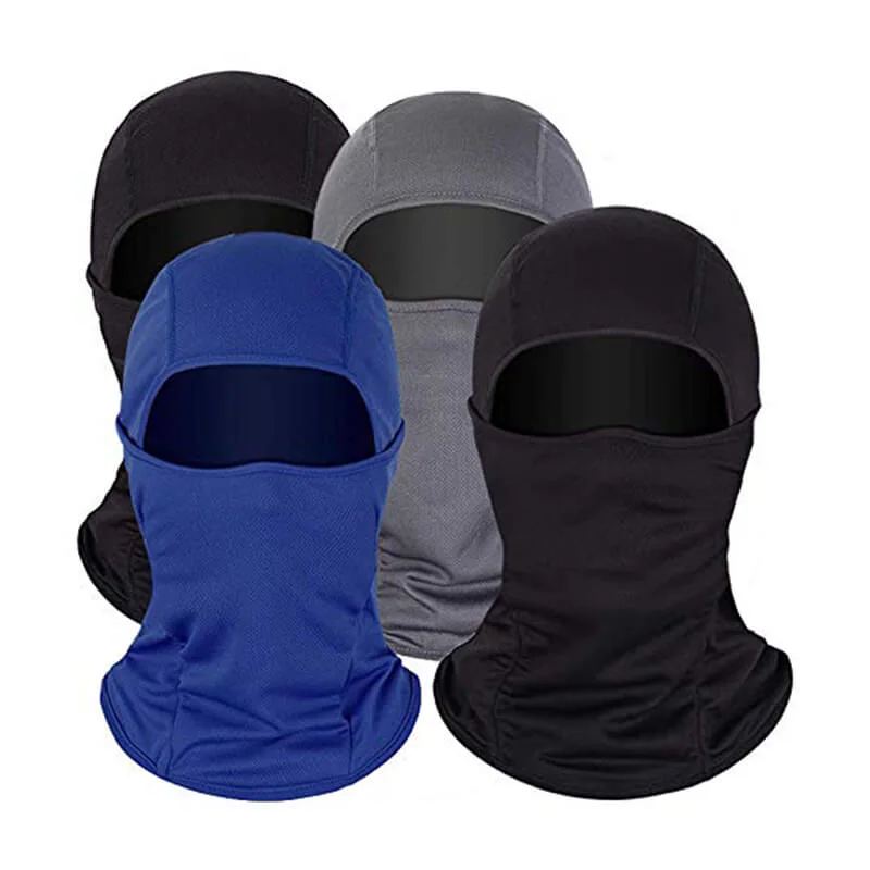 Designer Ski Masks Full Face Cover One Hole Beanie Hat Spandex Balaclava for Men Women