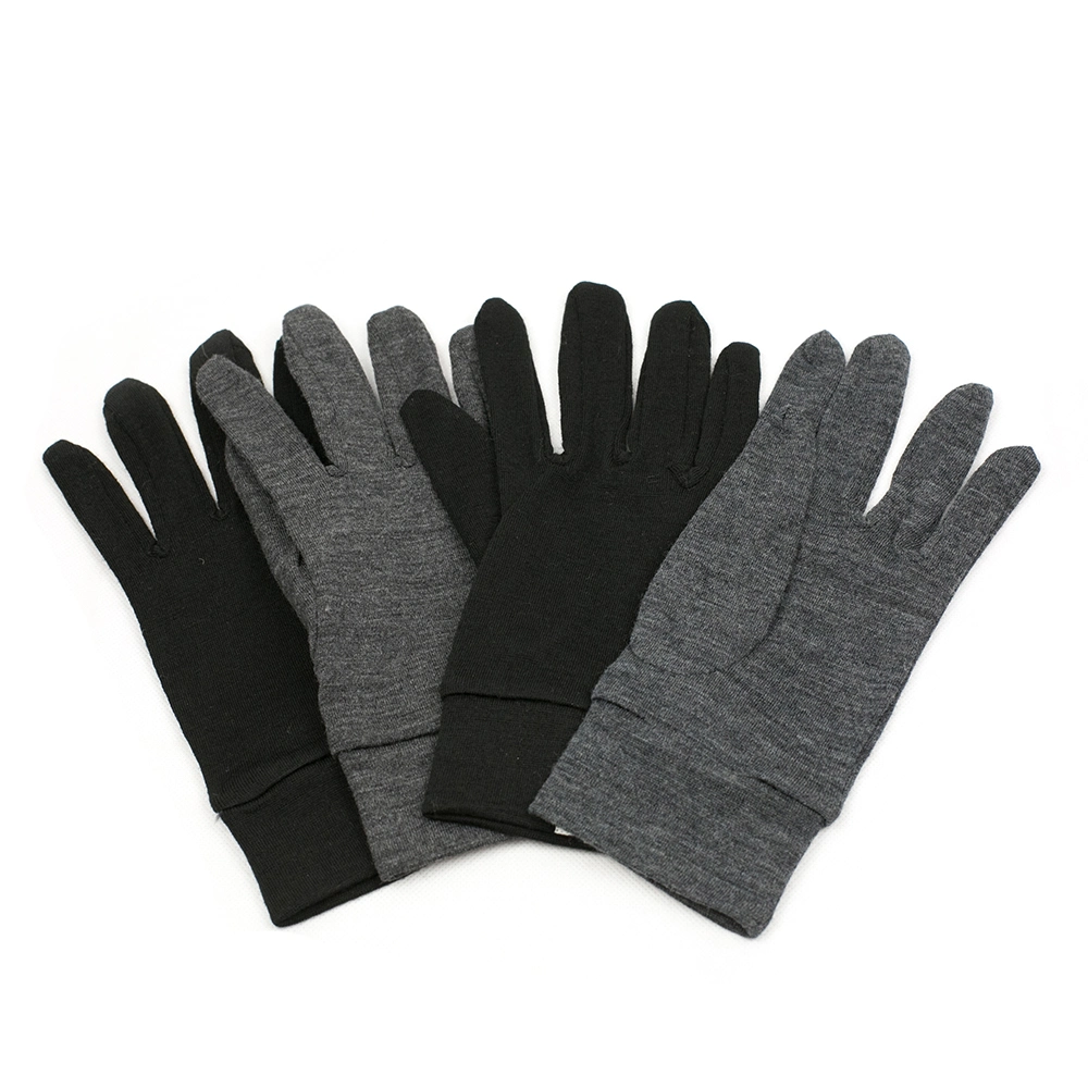 Australian Merino Glove Liners Winter Thermal Hiking Skiing Merino Wool Fingerless Glove Liners