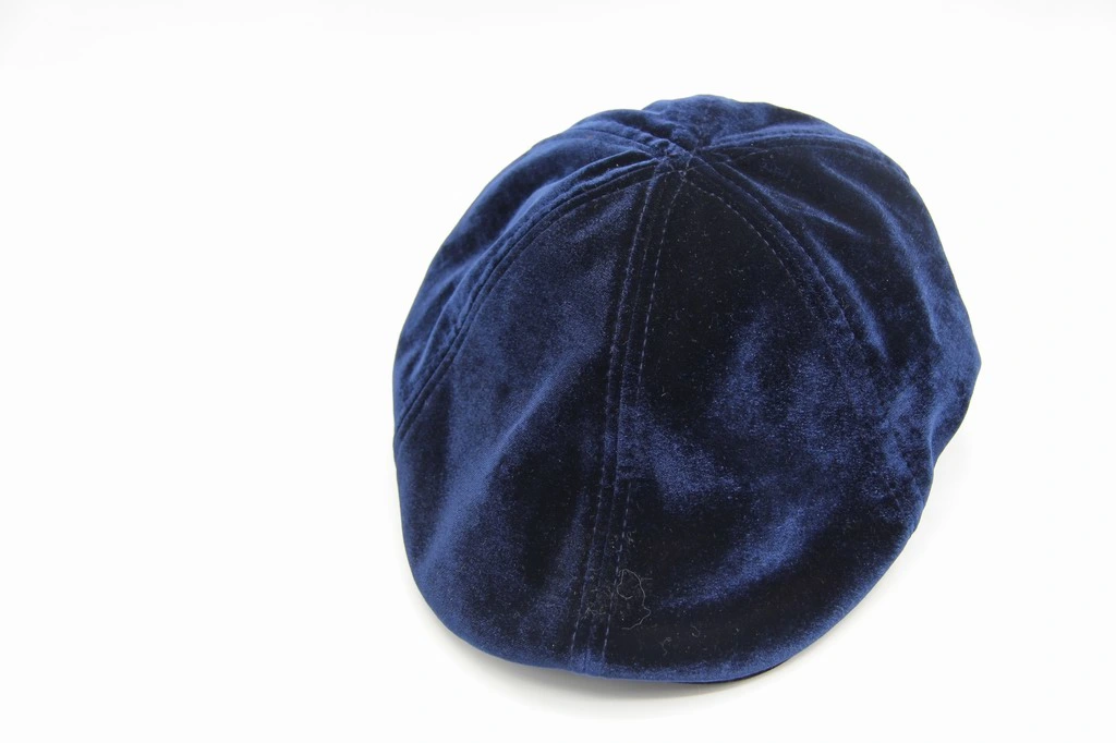 Polyester Peaked Cap Velvet Fabric Adult Fashion Hat Suitable Spring and Autumn