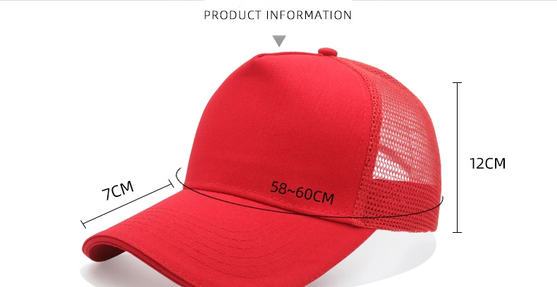 Mesh Back Polyester Baseball Trucker Caps Wholesale Custom Logo