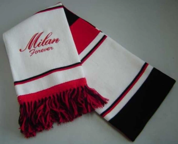 Acrylic Winter Knitting Soccer Football Sport Game Fan Scarf