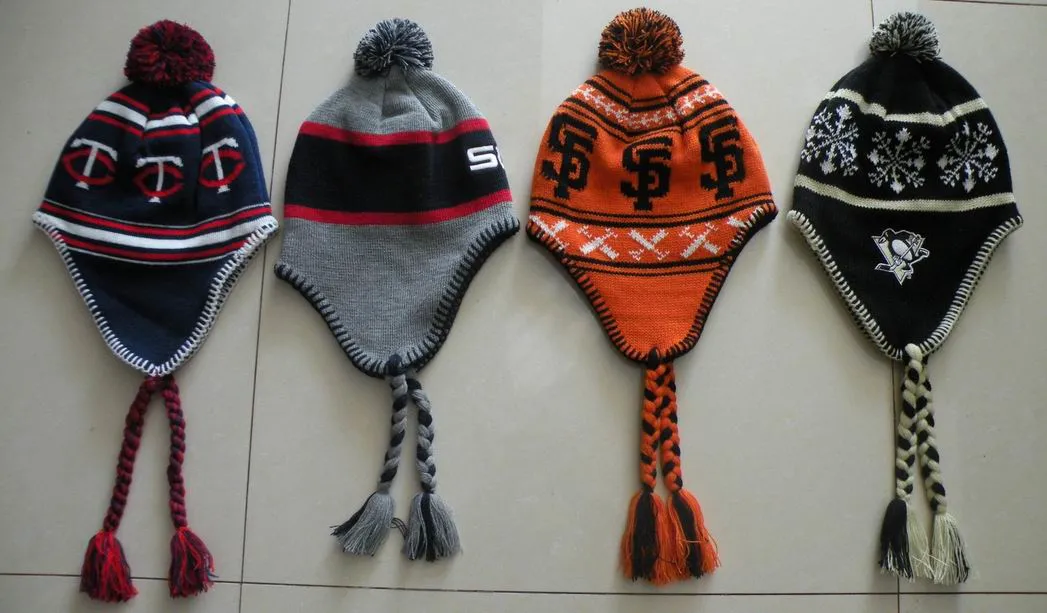 100% Acrylic Embroidery Promotion Warmer Knitted Hat