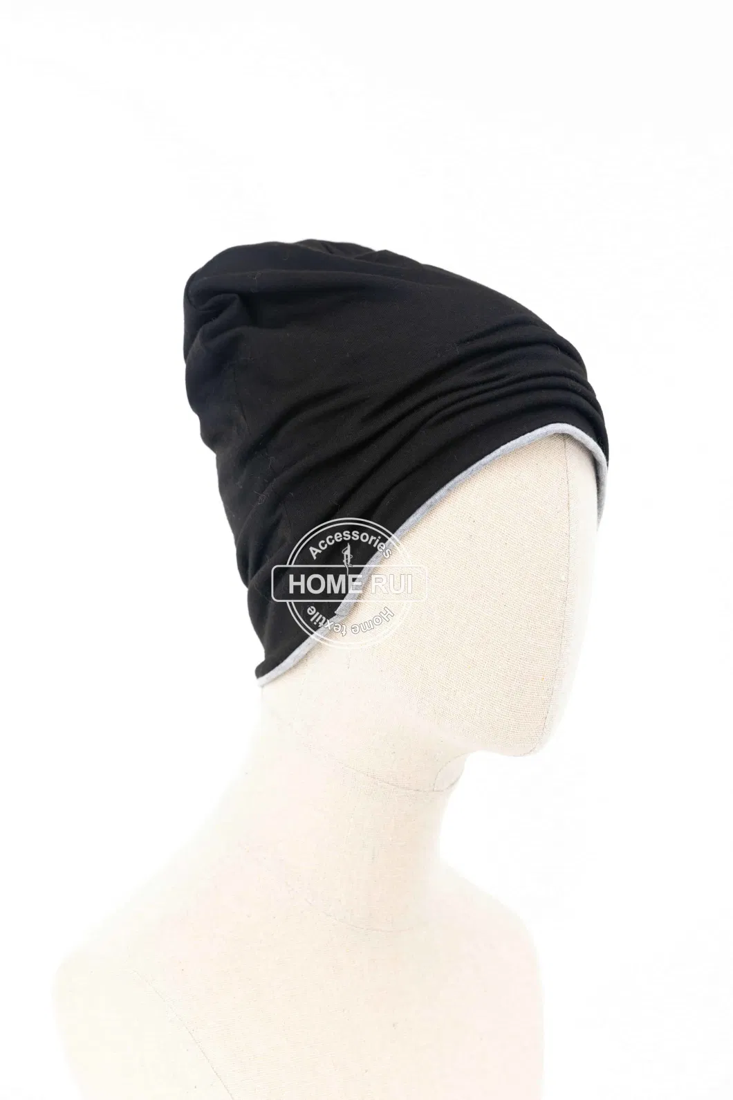 Unisex Warm Soft Knitted Polyester Print Logo Solid Plain Bonnet Casual Hat Beanie