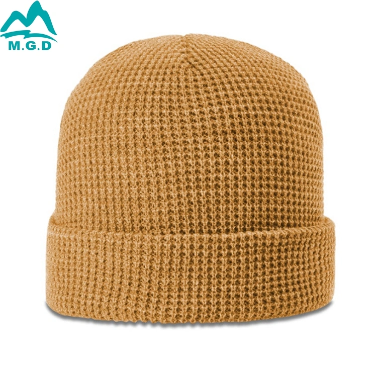 Whole Sale Winter Hat Mens Waffle Knitted Beanie