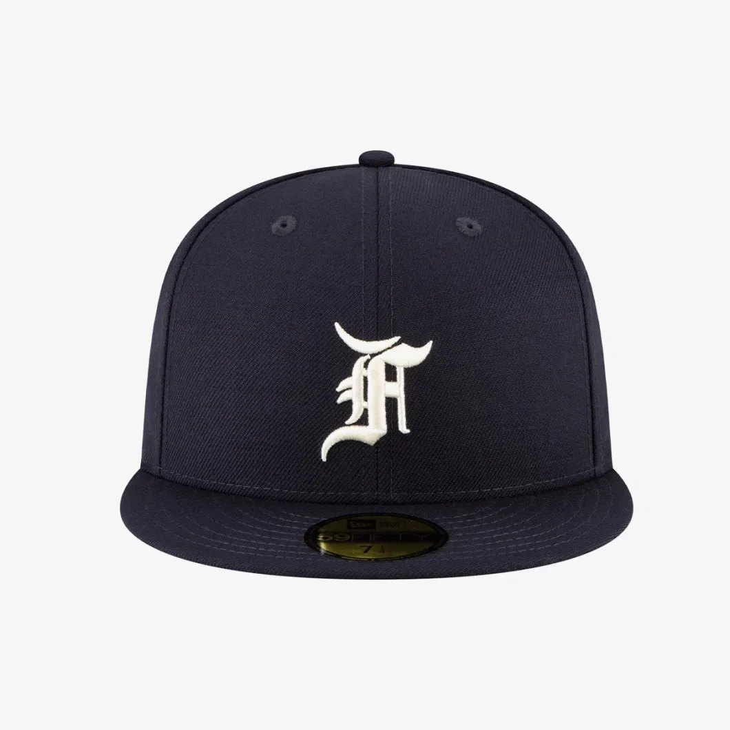 Top Quality Flat Peak Embroidery Snapback Hat Mesh Baseball Cap