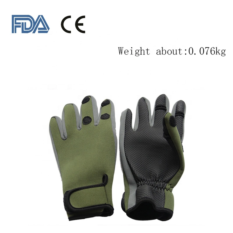 Fishing Gloves with 3 Fingerless Anti-Slip Windproof Waterproof Warm, Lightweight Wbb12995