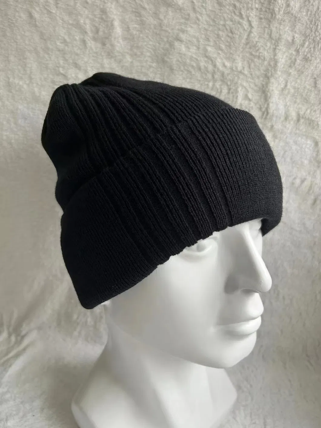 Fashion Asymmetric Cuffed Knitted Hat (JRK162)