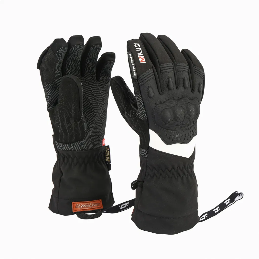 Winter Waterproof Skiing Gloves, Touch Screen Thickened Snow Gloves