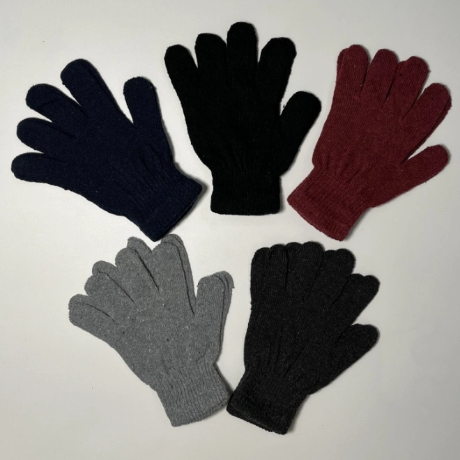 One Size Unisex Adult Cheap Knitted Winter Magic Stretch Gloves Cold Weather