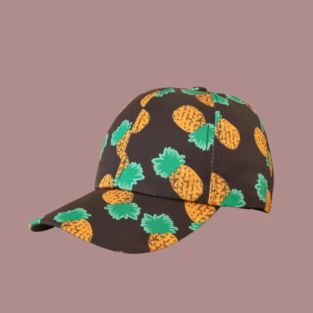 Autumn/Winter Adult Baseball Cap Cute Printed Floral Pattern Logo Fashion Baseball Cap Custom Baseball Cap