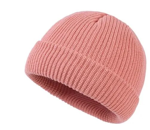 OEM Plain Knitted Beanie Cheap Wholesale Winter Outdoor Ski Black Classic Cuffed Beanie