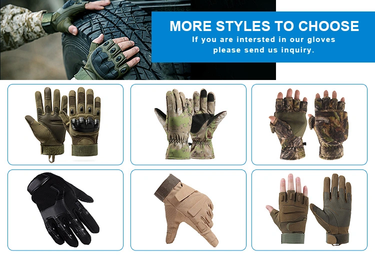 Impact Resistant Windproof Touch Screen Gloves Winter Tactical