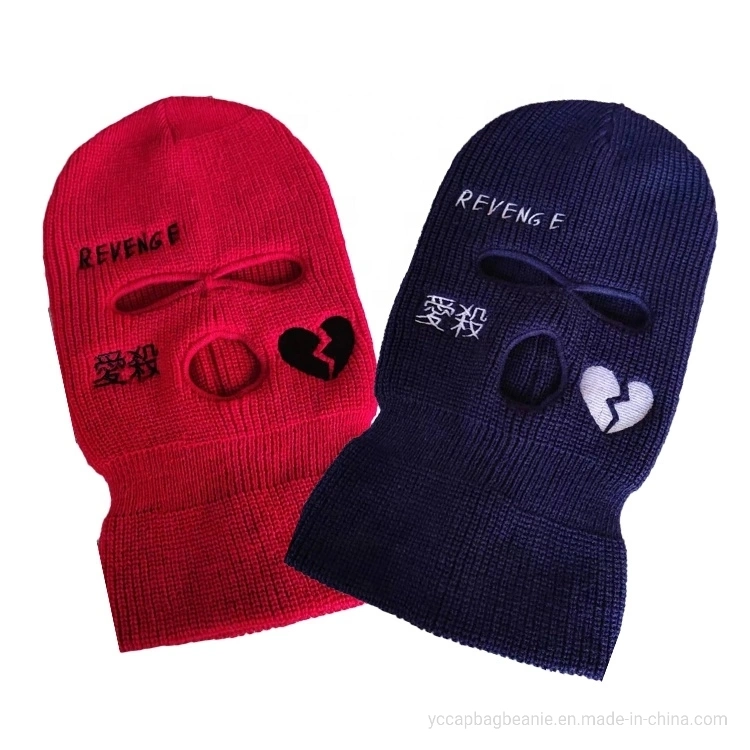 Custom Acrylic Ski Mask Face Cover Hat Winter Balaclava