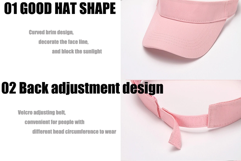 Baseball Cap Empty Top Cap Reflective Hat Wholesale Polyester Visor Cap