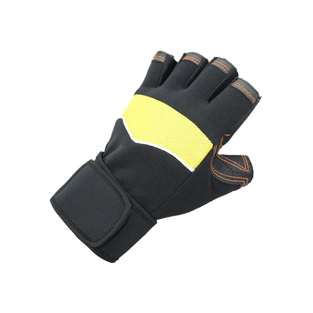 Good Quality Custom Fingerless Mens Womens Shock Absorbing Bike Gloves Cycling Bicycle Balance Gloves