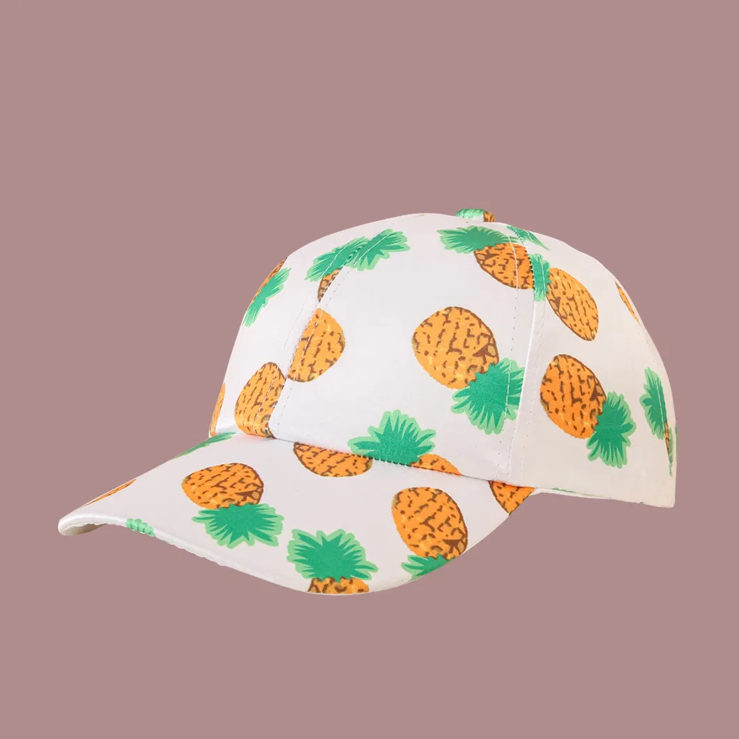 Autumn/Winter Adult Baseball Cap Cute Printed Floral Pattern Logo Fashion Baseball Cap Custom Baseball Cap