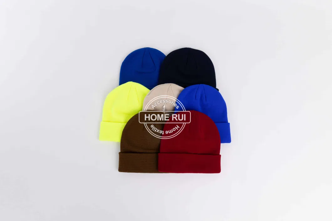 OEM Unisex Manufacturers Added Design Snowboard Trendy Hip Hop Knitted Custom Embroidered Logo Beanie Hats