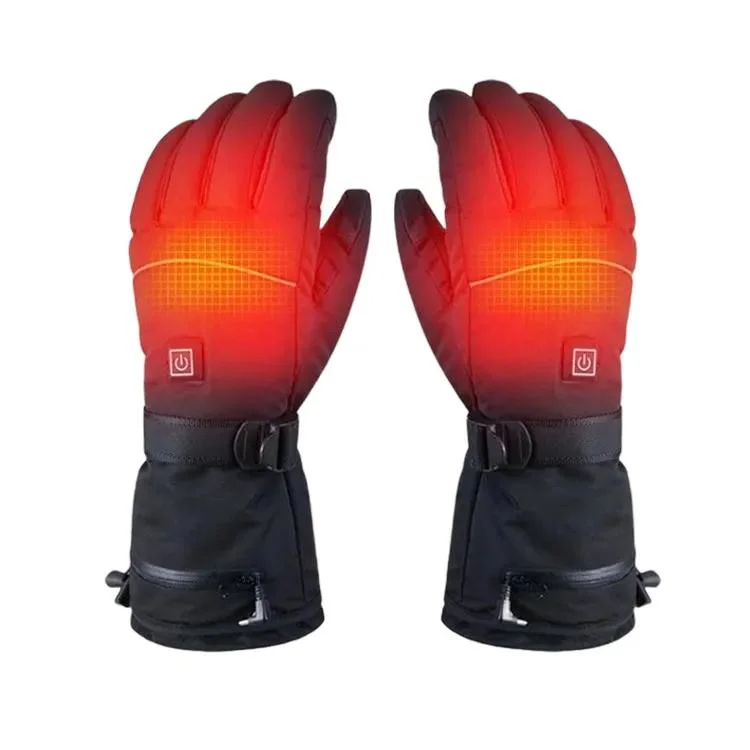 Winter Waterproof Warm Touch Screen Rechargeable Electric Hand Ski Gloves Heated Gloves